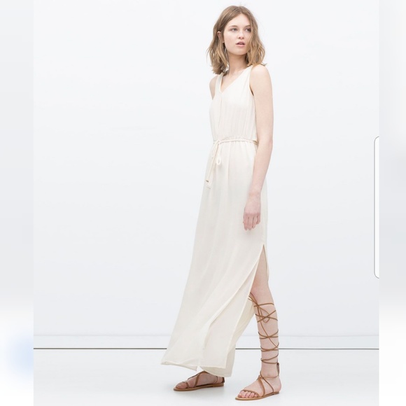zara ivory dress